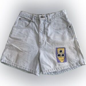 Vintage denim Bart Simpson shorts